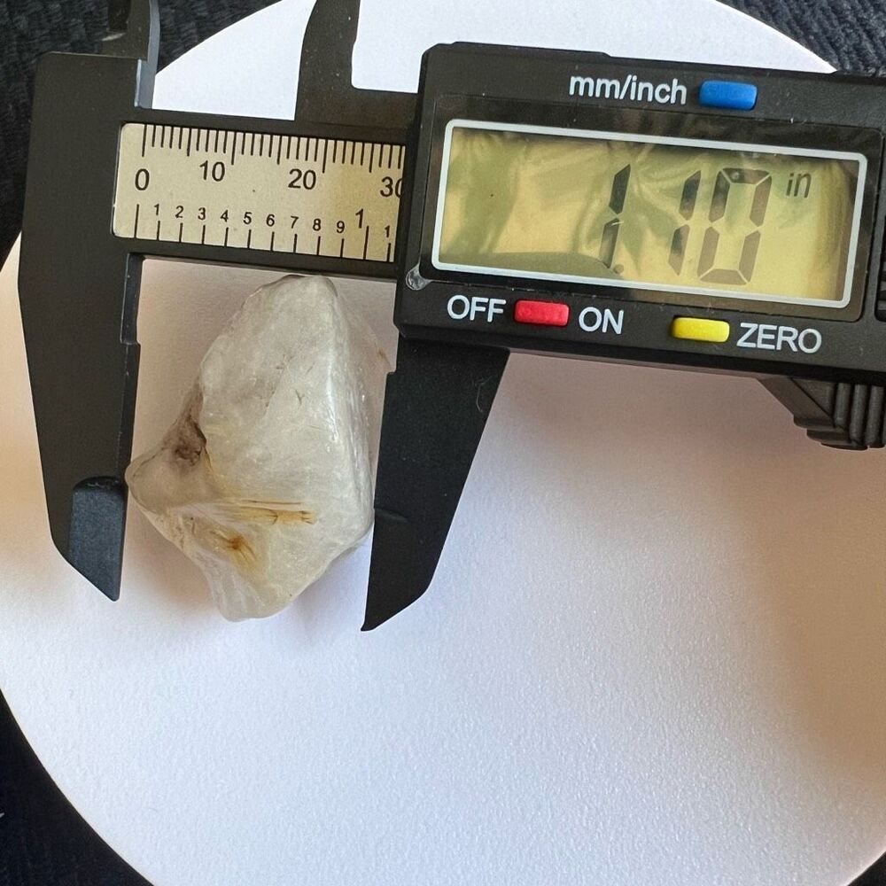 Golden Rutilated Quartz Crystal Freeform - Picture 8 of 13